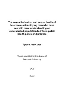 The sexual behaviour and sexual health of heterosexual identifying